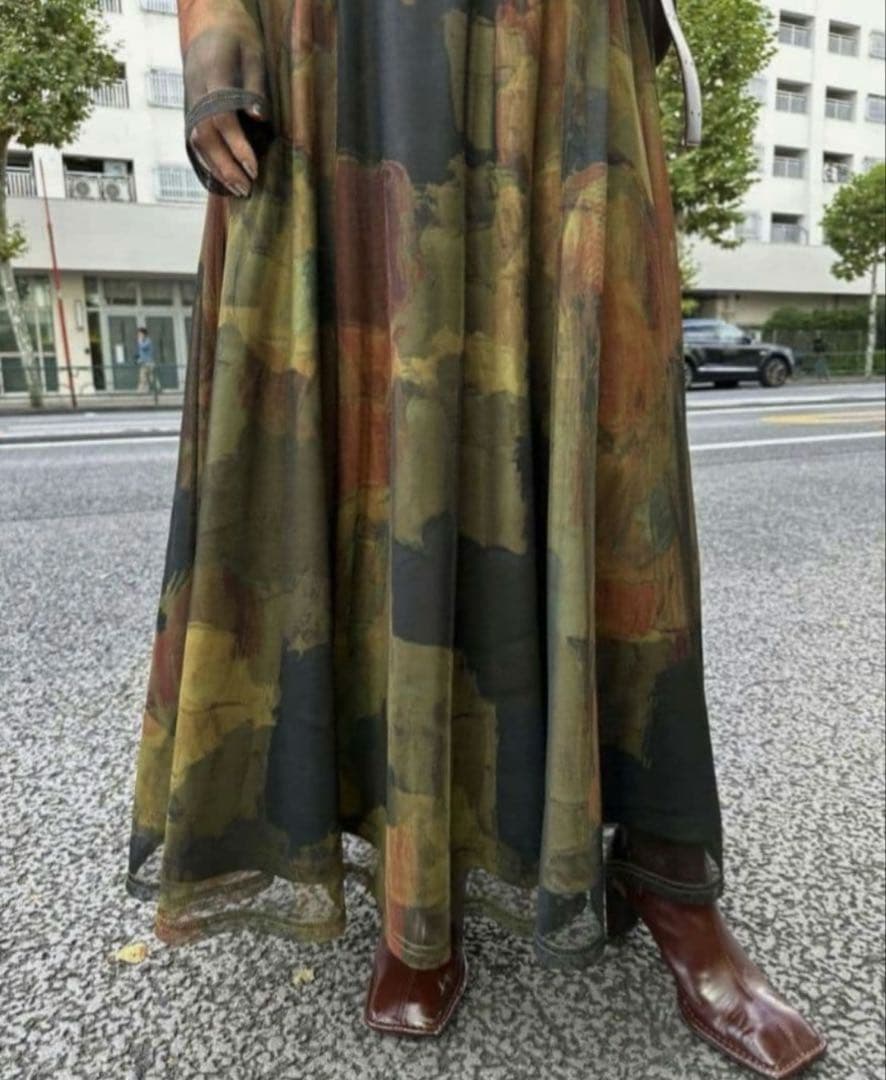 ワンピース AMERI/UND GYPSUM ART DRESS/M