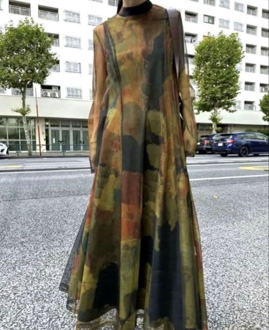 ワンピース AMERI/UND GYPSUM ART DRESS/M