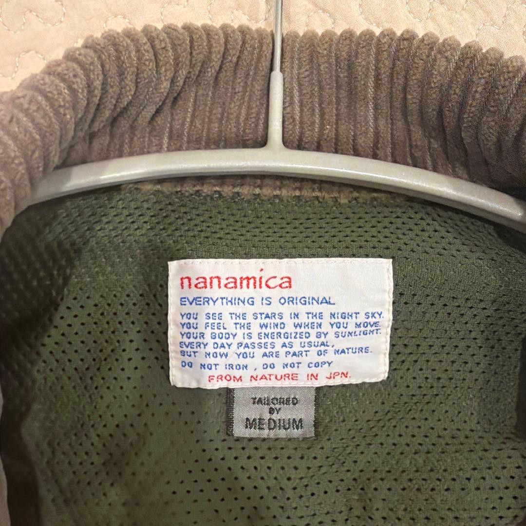 nanamica コーデュロイ カバーオール M ブラウン