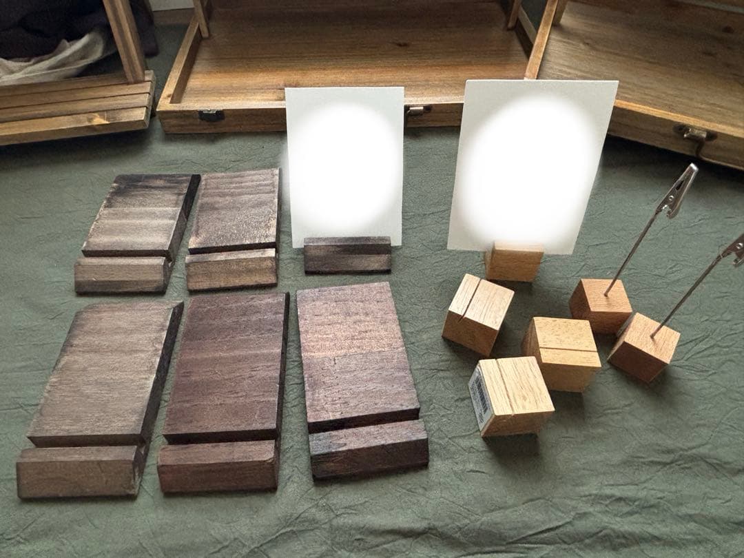 (分売不可)ハンドメイドイベント用什器まとめ売り！ナチュラル〜ウッド系