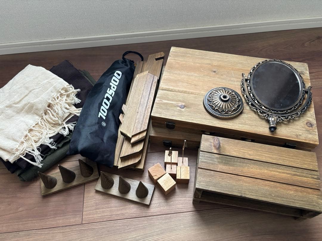 (分売不可)ハンドメイドイベント用什器まとめ売り！ナチュラル〜ウッド系