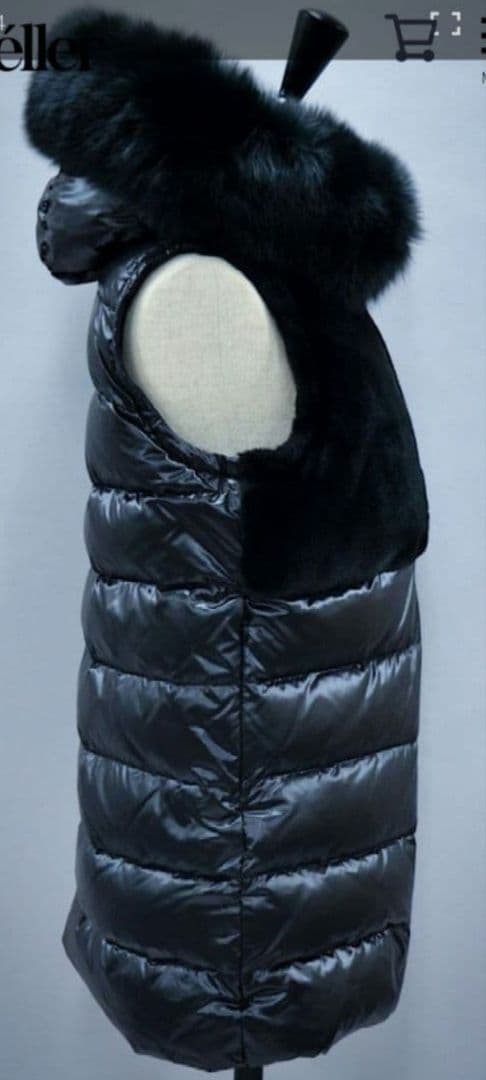 sheller シェリエ　FOXファードッキングダウンベスト