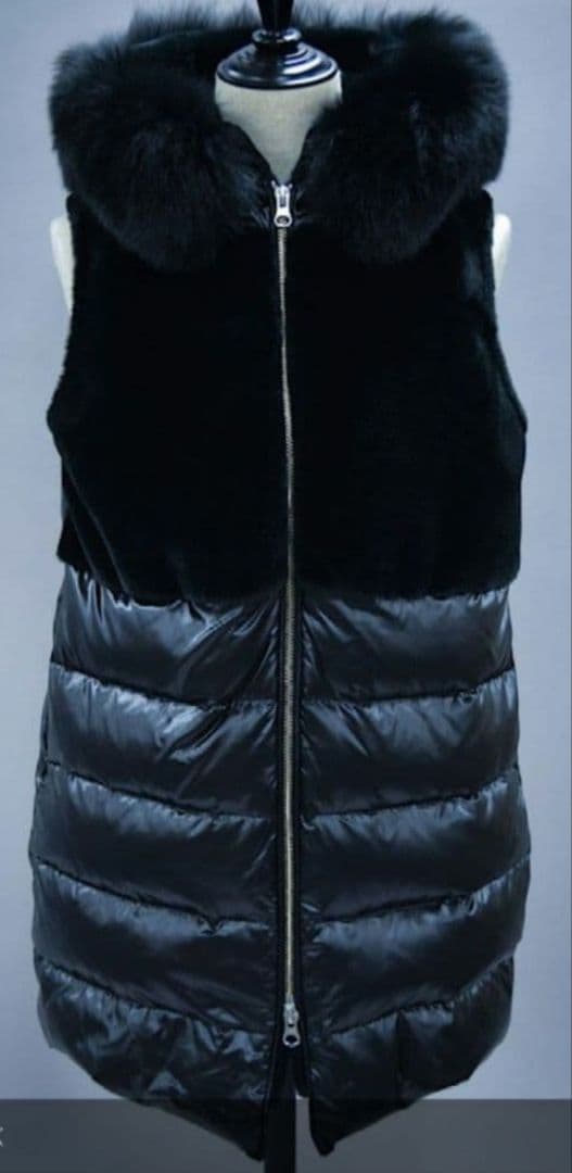 sheller シェリエ　FOXファードッキングダウンベスト