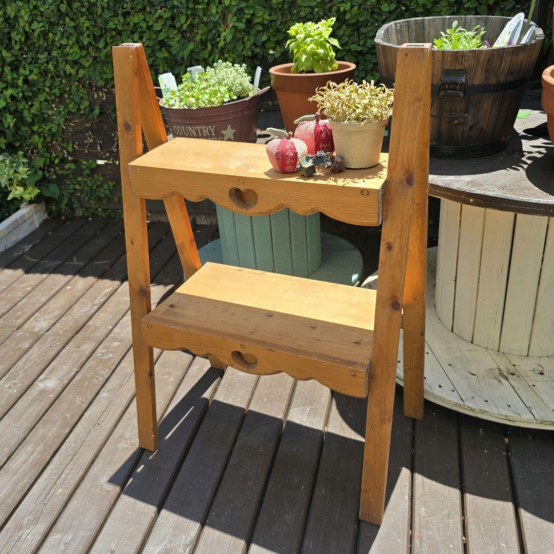 【緑子】折り畳み式ディスプレイシェルフ