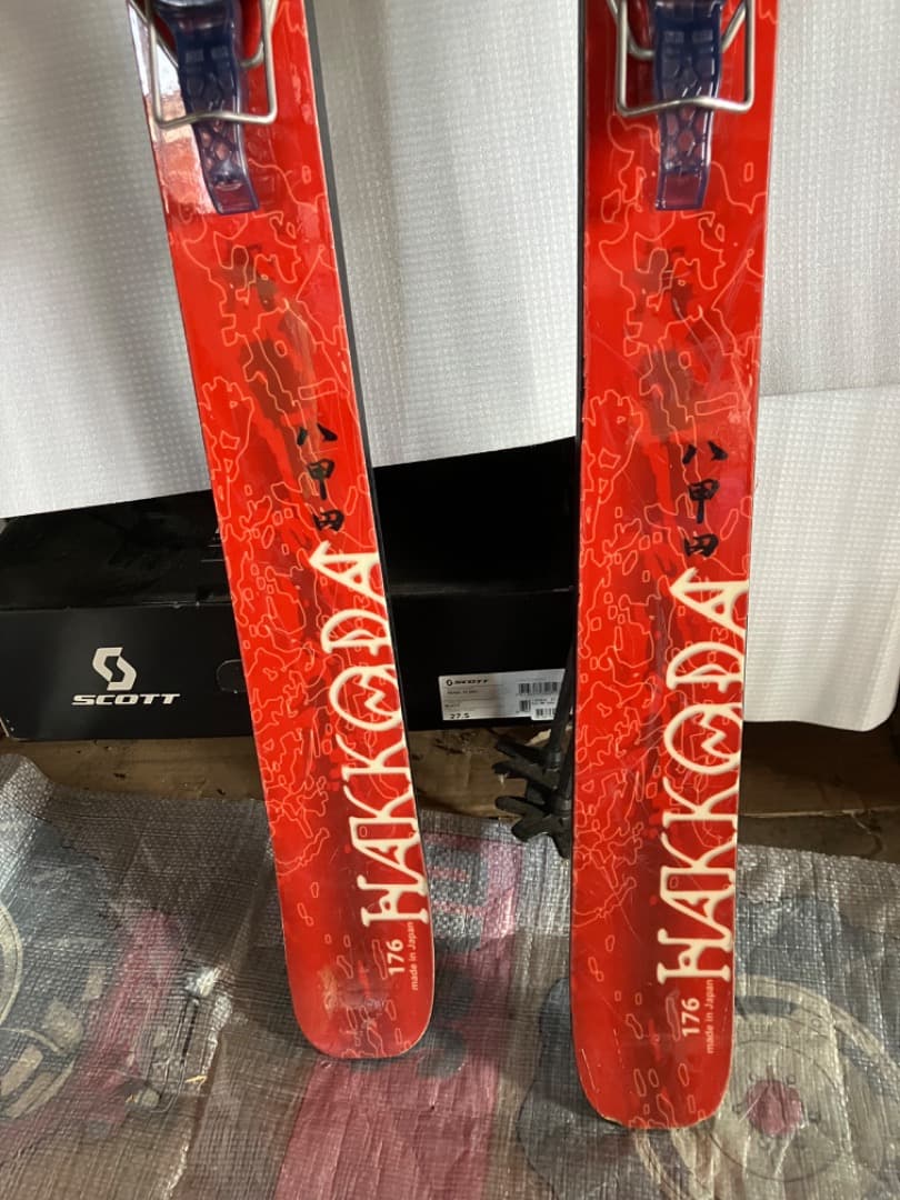 i*k様 テレマークスキー板　ブルーモリス　BPS 176㎝　ビンディング付き