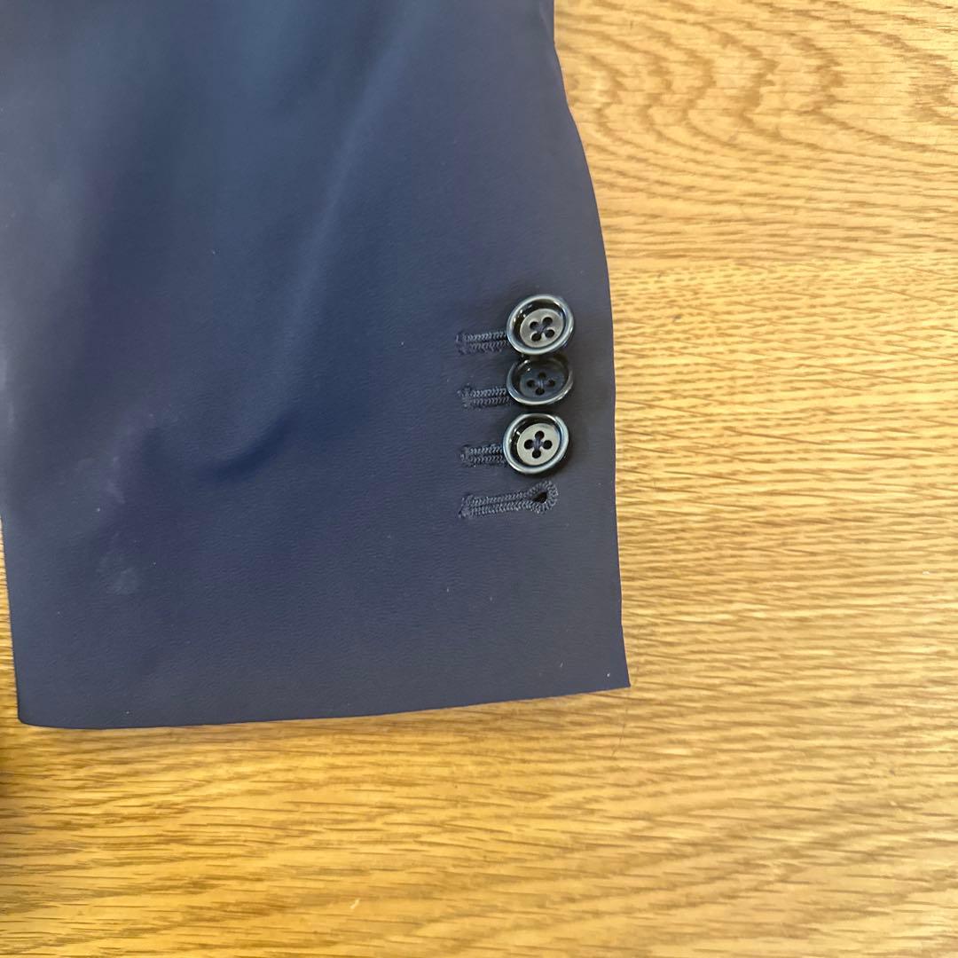 LARDINI ネイビー パッカブルセットアップ 48フラワーピン付き