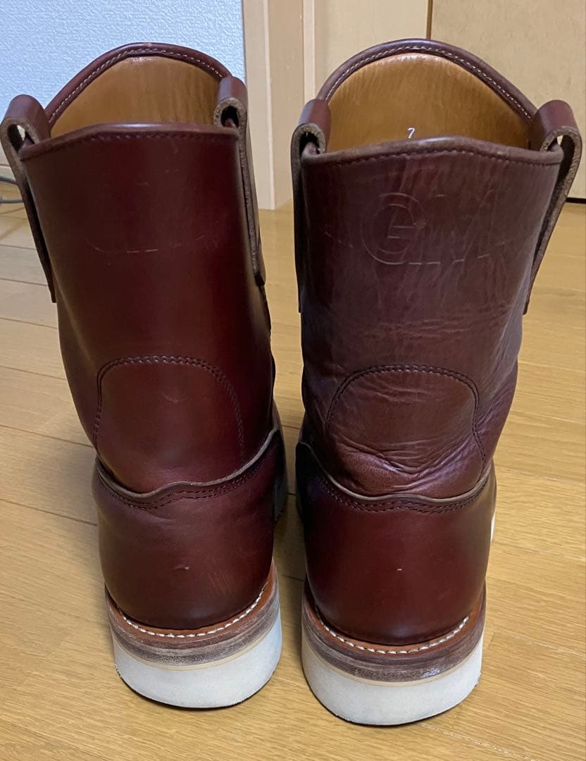 Made in GM Japan バーガンディ ペコスブーツ 7