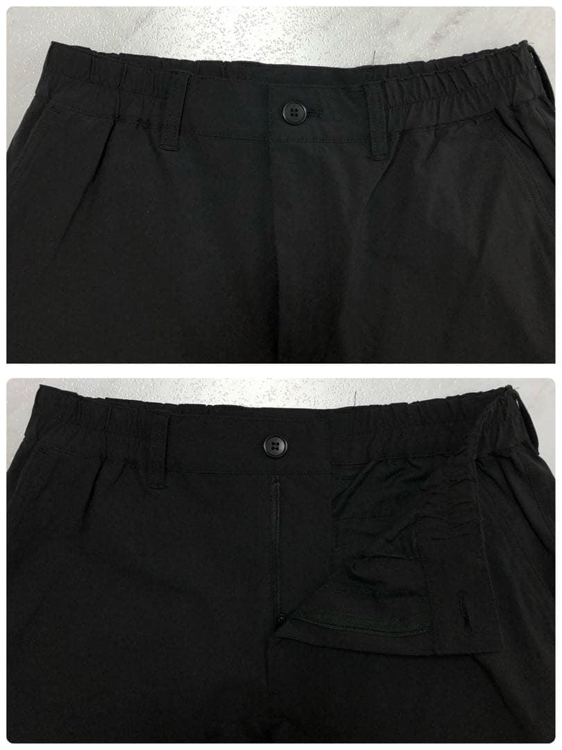 【美品】SLDO. ショートパンツ 速乾 ストレッチ ロゴ ブラック ゴルフ M