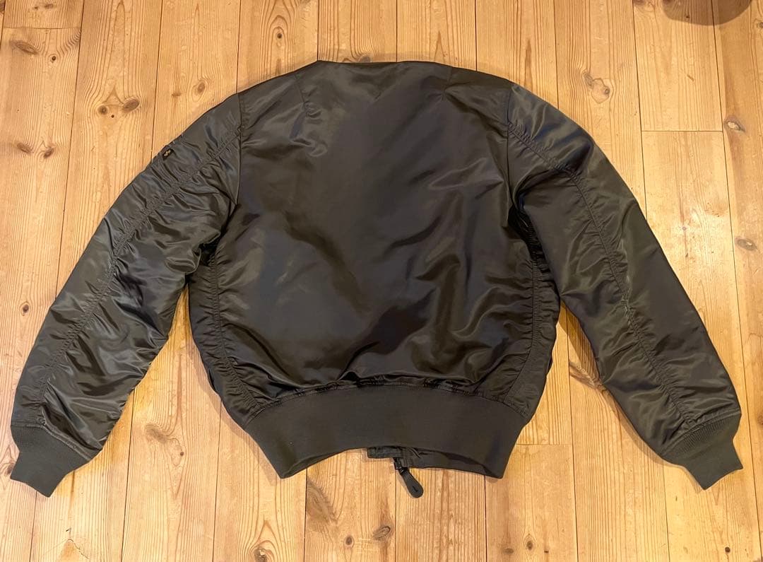 【超美品】Alpha MA-1 フライトジャケット L オリーブ