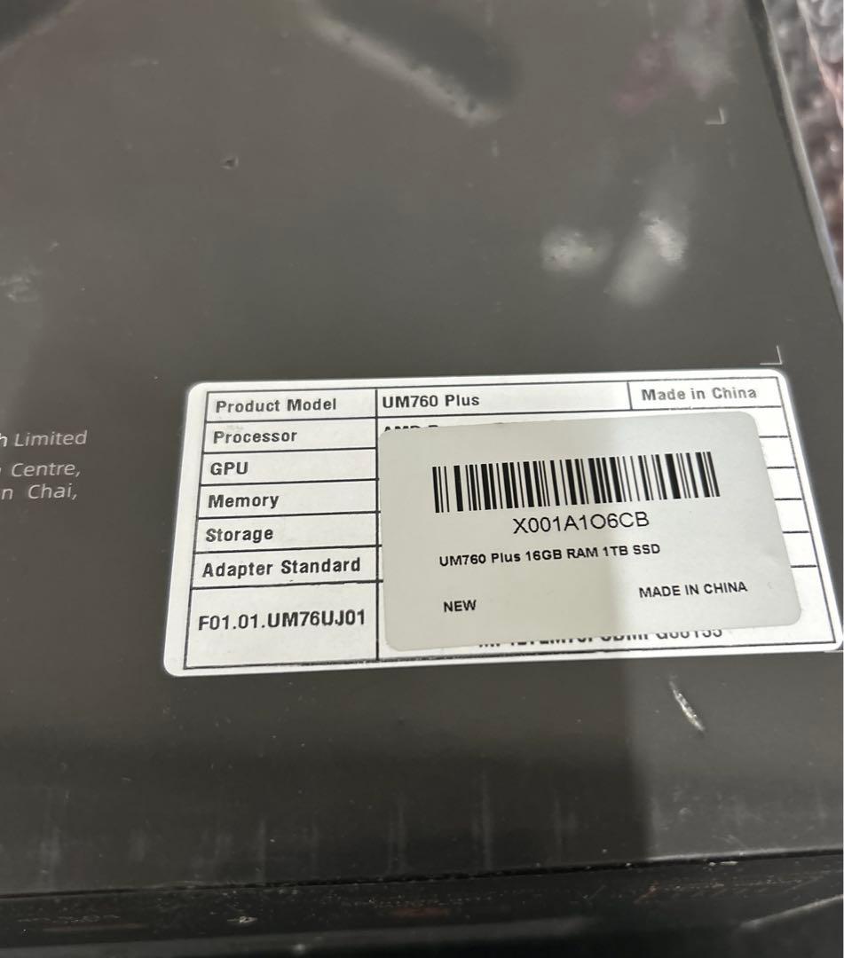 新品　MINISFORUM UM760 Plus ミニpc