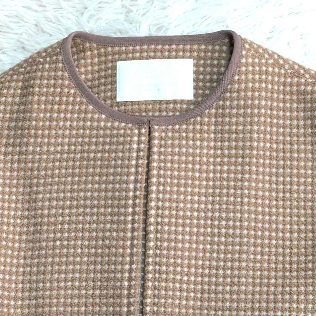 Ballsey（ボールジィ）ワッフルツイード ノーカラージャケット 36　M