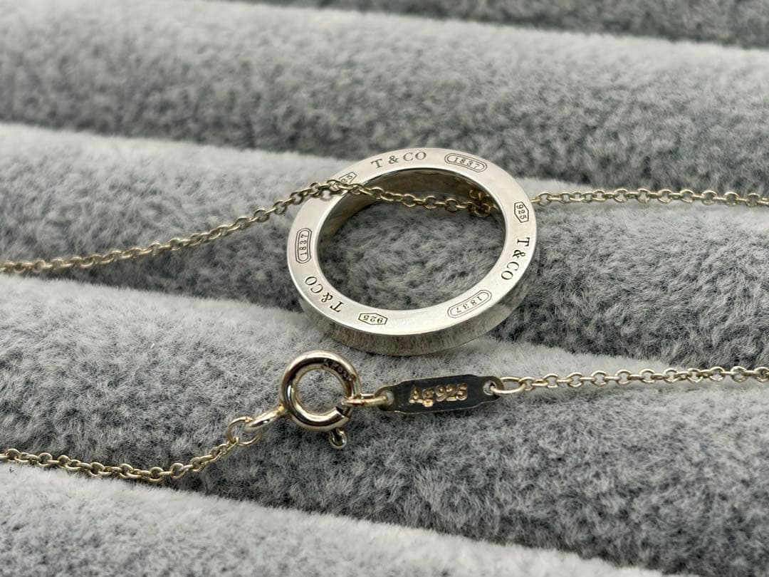 1837 サークル ネックレス シルバー AG925 TIFFANY リング