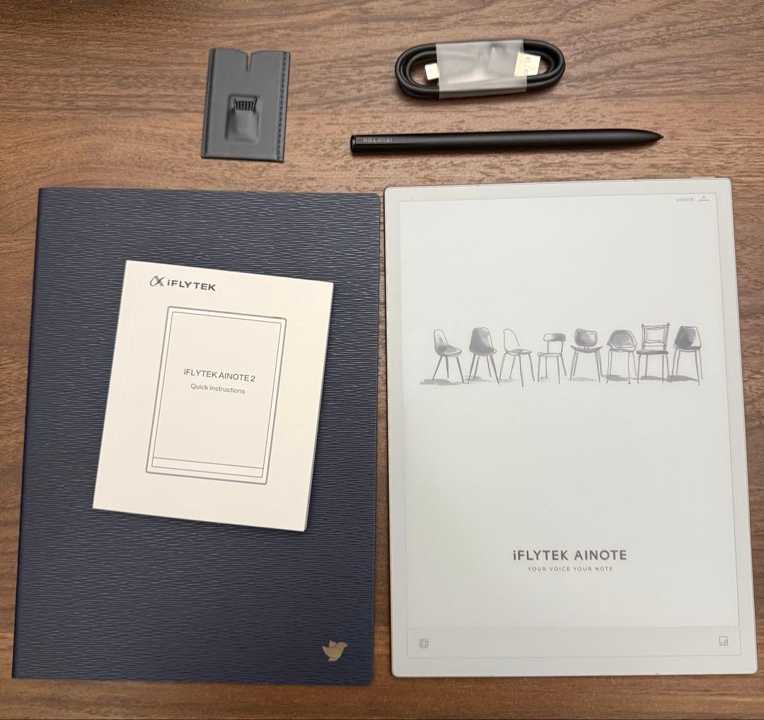 【たくや】iFLYTEK AINOTE 2 セット（本体、ケース、替え芯）