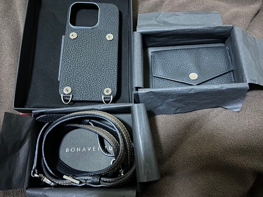【ななし】BONAVENTURA iPhoneケース　ショルダーストラップ