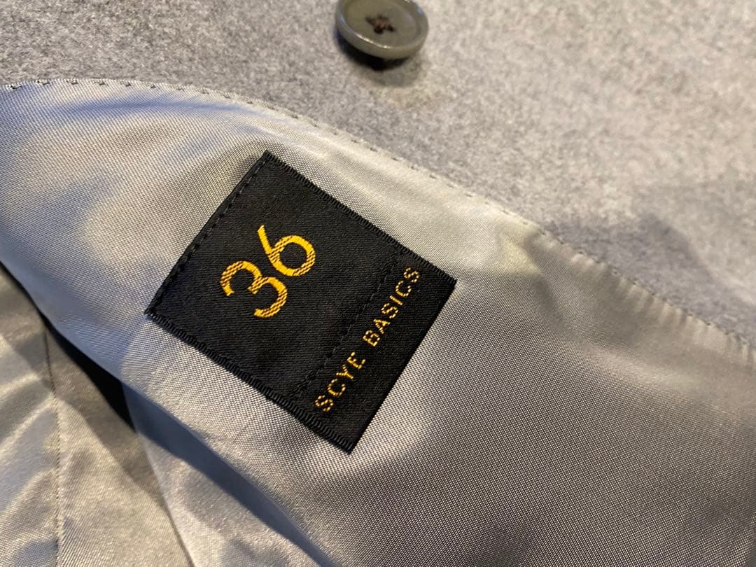 ほぼ新品！SCYE BASICS サイベーシック6Bダブルブレザー