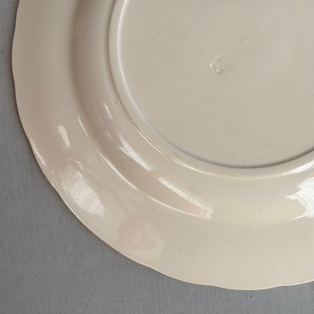 美品 フランスアンティーク ジアンRinceaux ディナープレートA