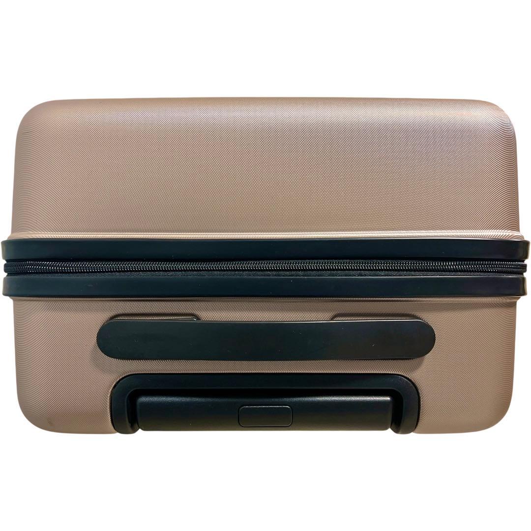 美品 無印良品 MUJI バーを自由に調節できるハードキャリーケース 35L