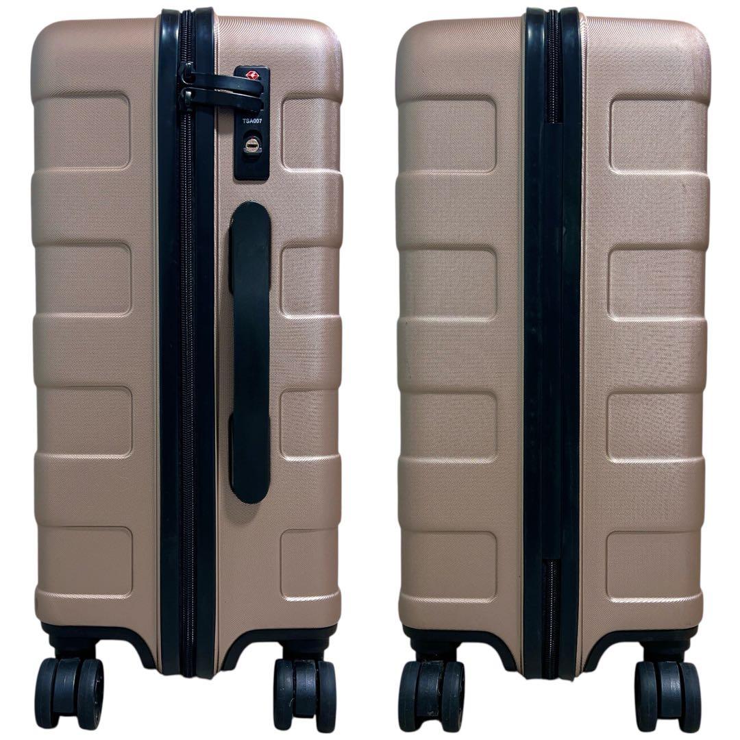 美品 無印良品 MUJI バーを自由に調節できるハードキャリーケース 35L