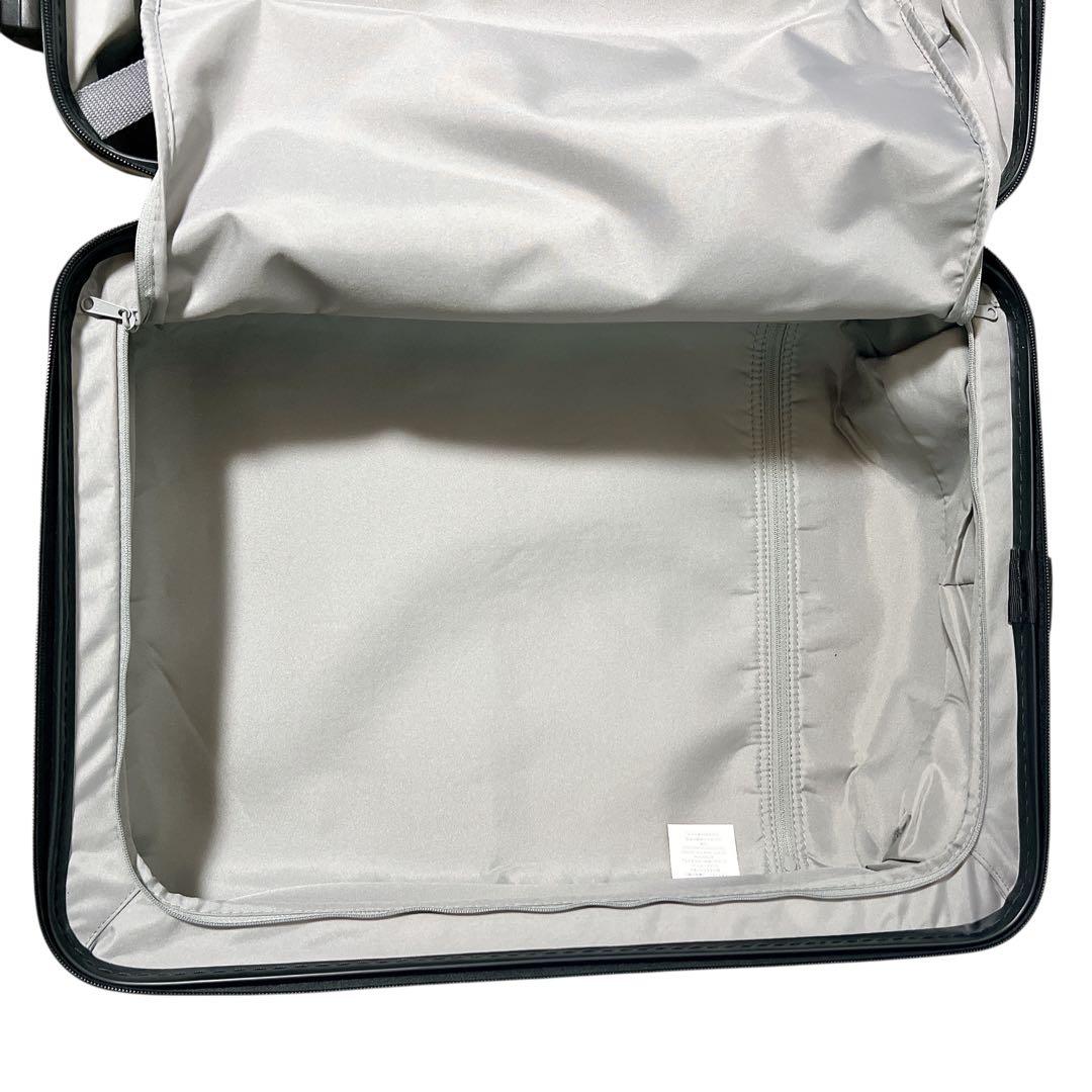 美品 無印良品 MUJI バーを自由に調節できるハードキャリーケース 35L