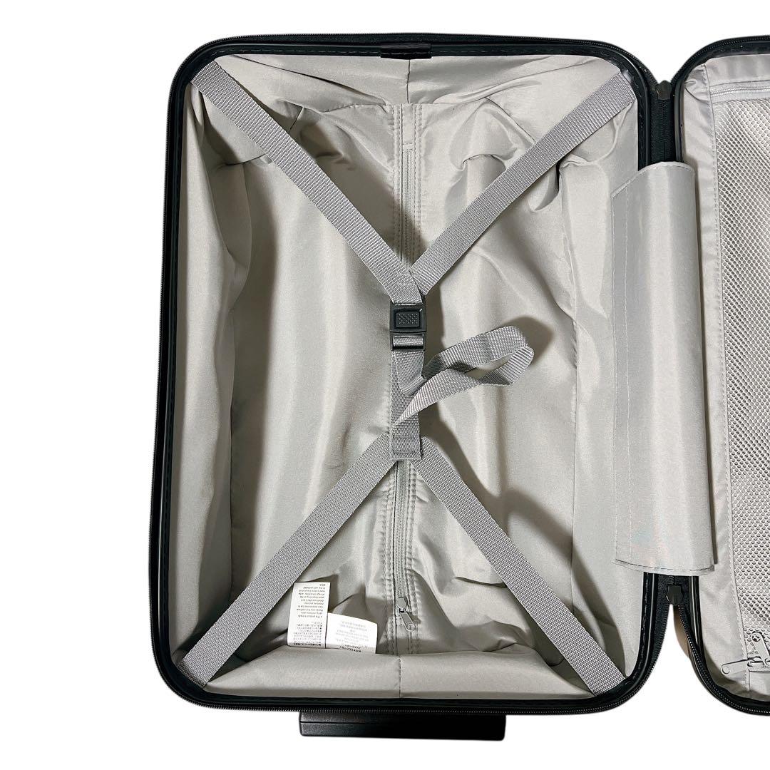 美品 無印良品 MUJI バーを自由に調節できるハードキャリーケース 35L