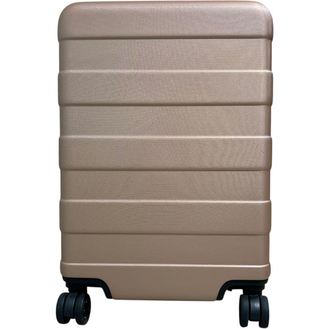 美品 無印良品 MUJI バーを自由に調節できるハードキャリーケース 35L