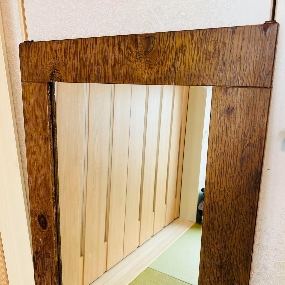 壁掛けミラー 壁掛け鏡 鏡 ミラー 姿見　スタンドミラー　古民家