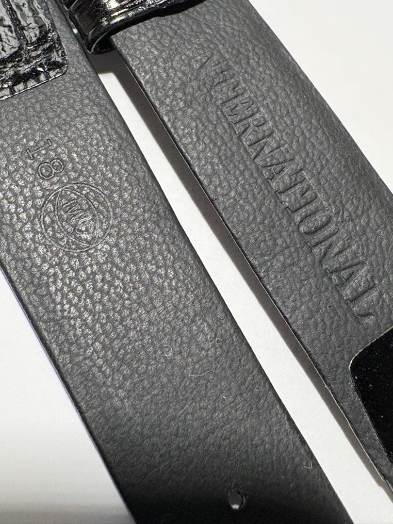 【未使用】IWC クロコ革ベルト18mm×16mm（シャイニー仕上げ）