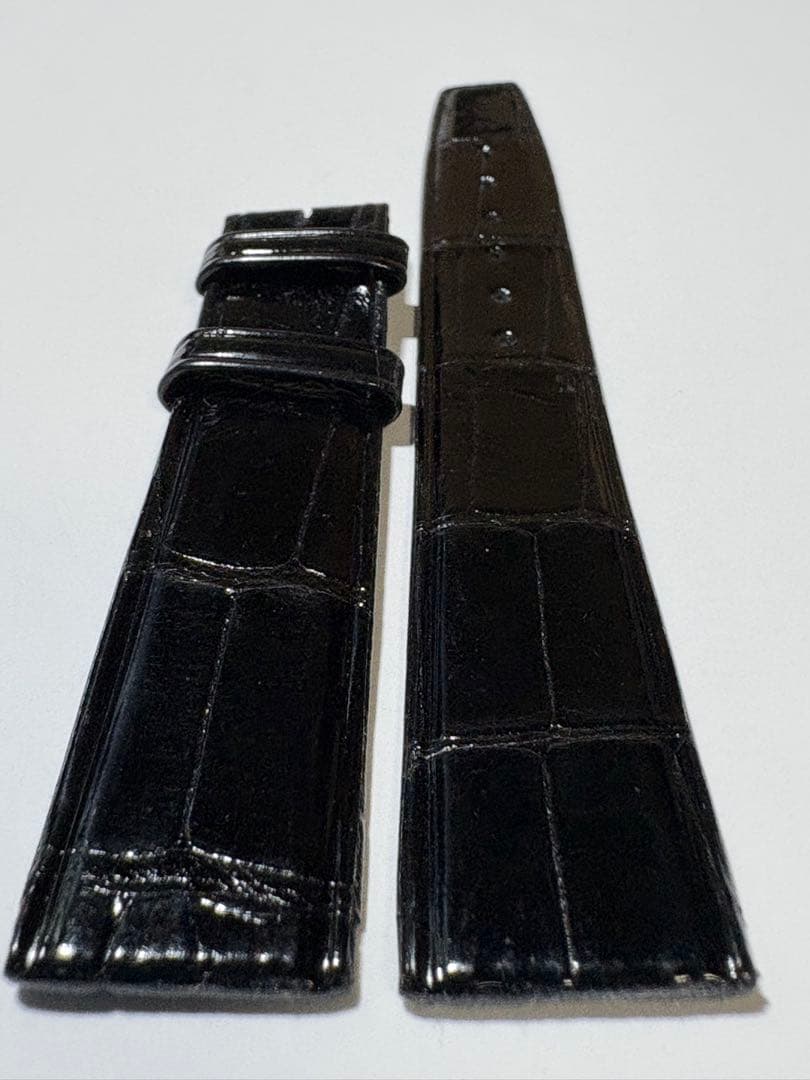 【未使用】IWC クロコ革ベルト18mm×16mm（シャイニー仕上げ）