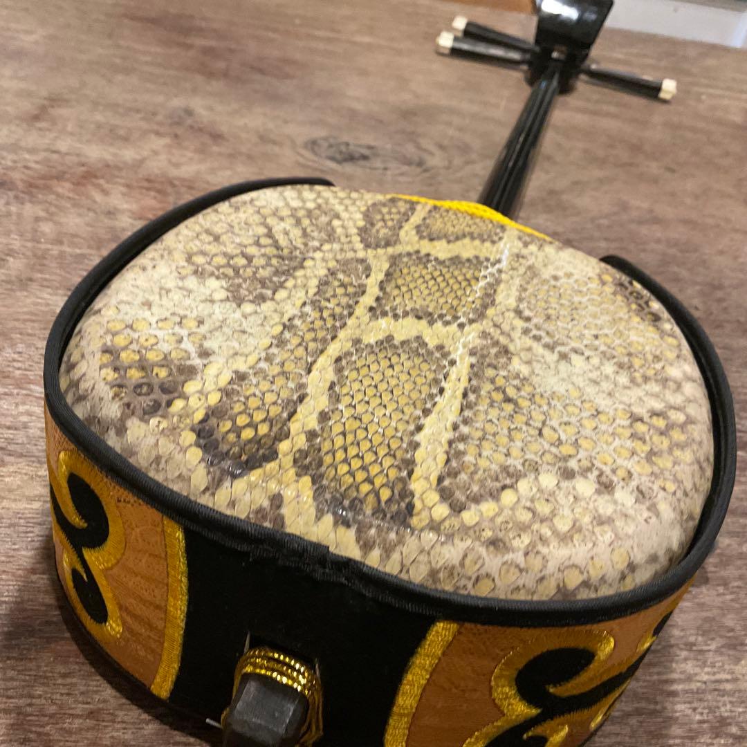 三線 本皮 強化張り 沖縄三線 本皮 強化張 琉球 沖縄 沖縄民謡 古典音楽