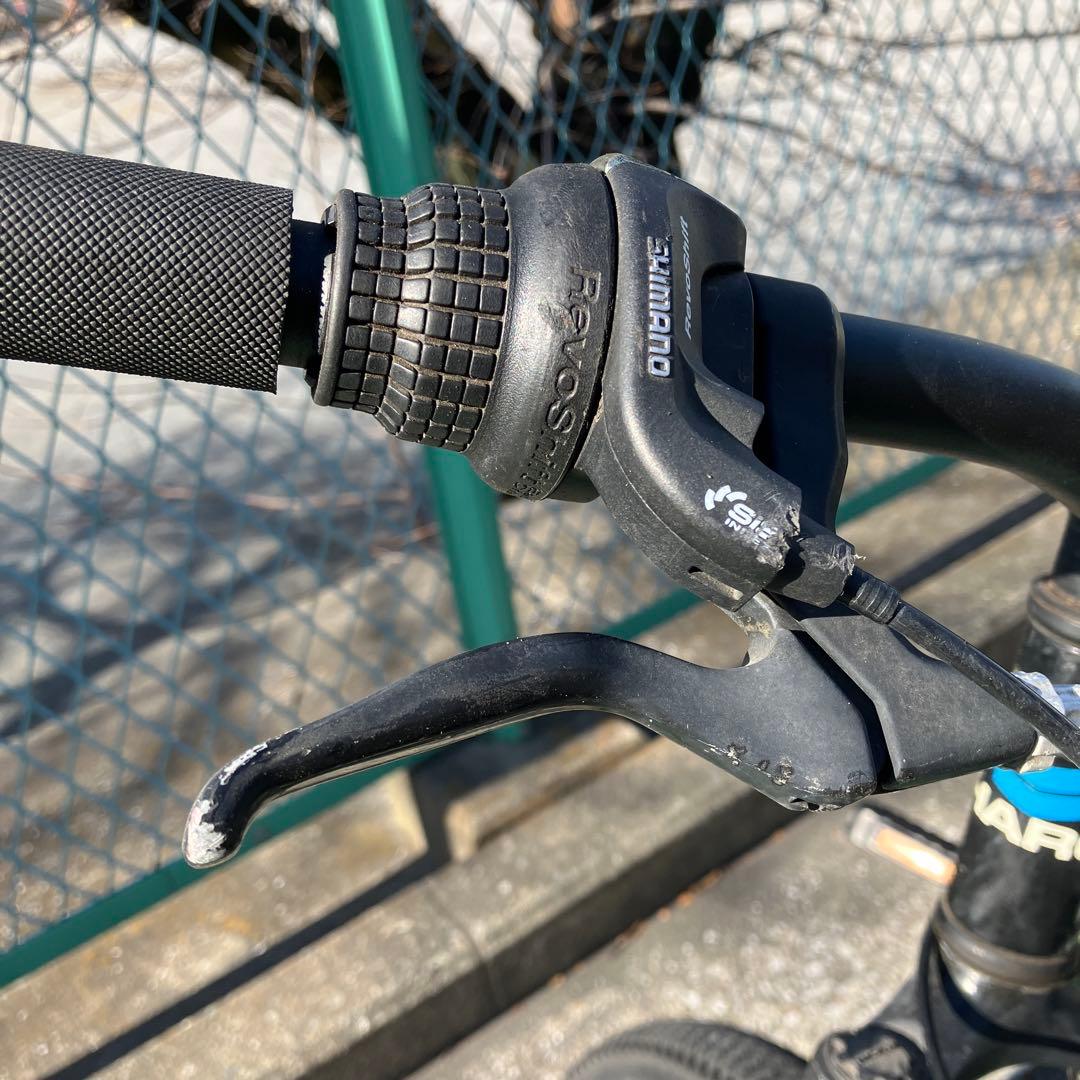 HARO ジュニアスポーツ自転車 24インチ ブラック/ブルー