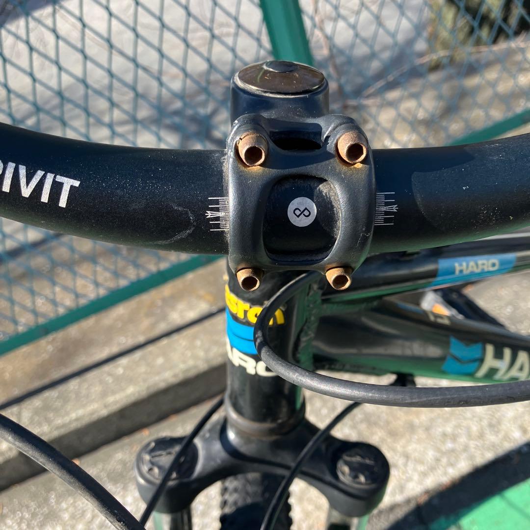 HARO ジュニアスポーツ自転車 24インチ ブラック/ブルー