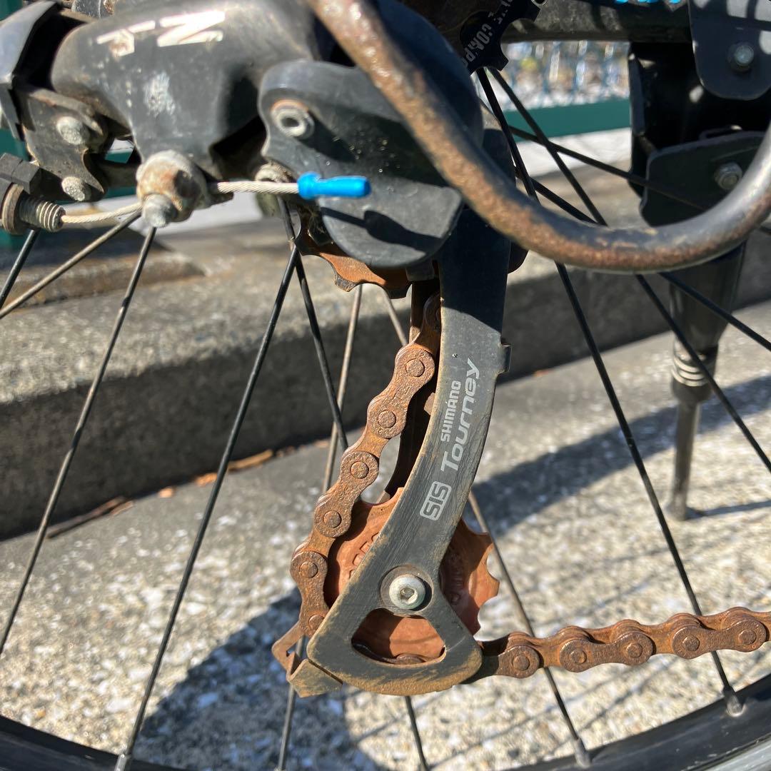 HARO ジュニアスポーツ自転車 24インチ ブラック/ブルー