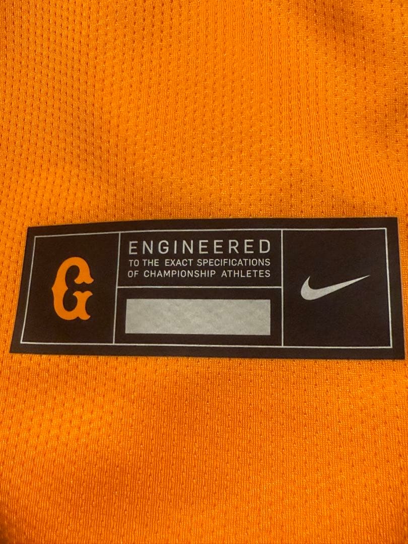 NIKE ナイキ 読売ジャイアンツ 阿部慎之助 オレンジ ユニホーム 橙魂 巨人