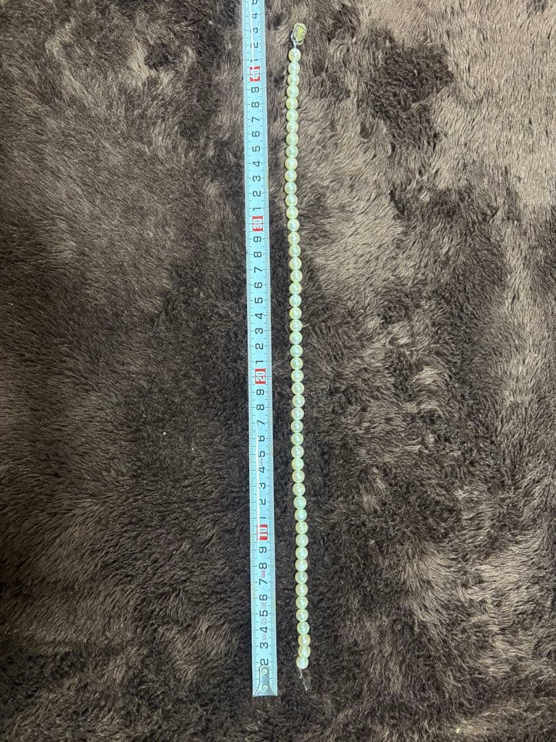 本真珠パールネックレスイヤリングセット　8mm 44cm シルバー　値段交渉歓迎