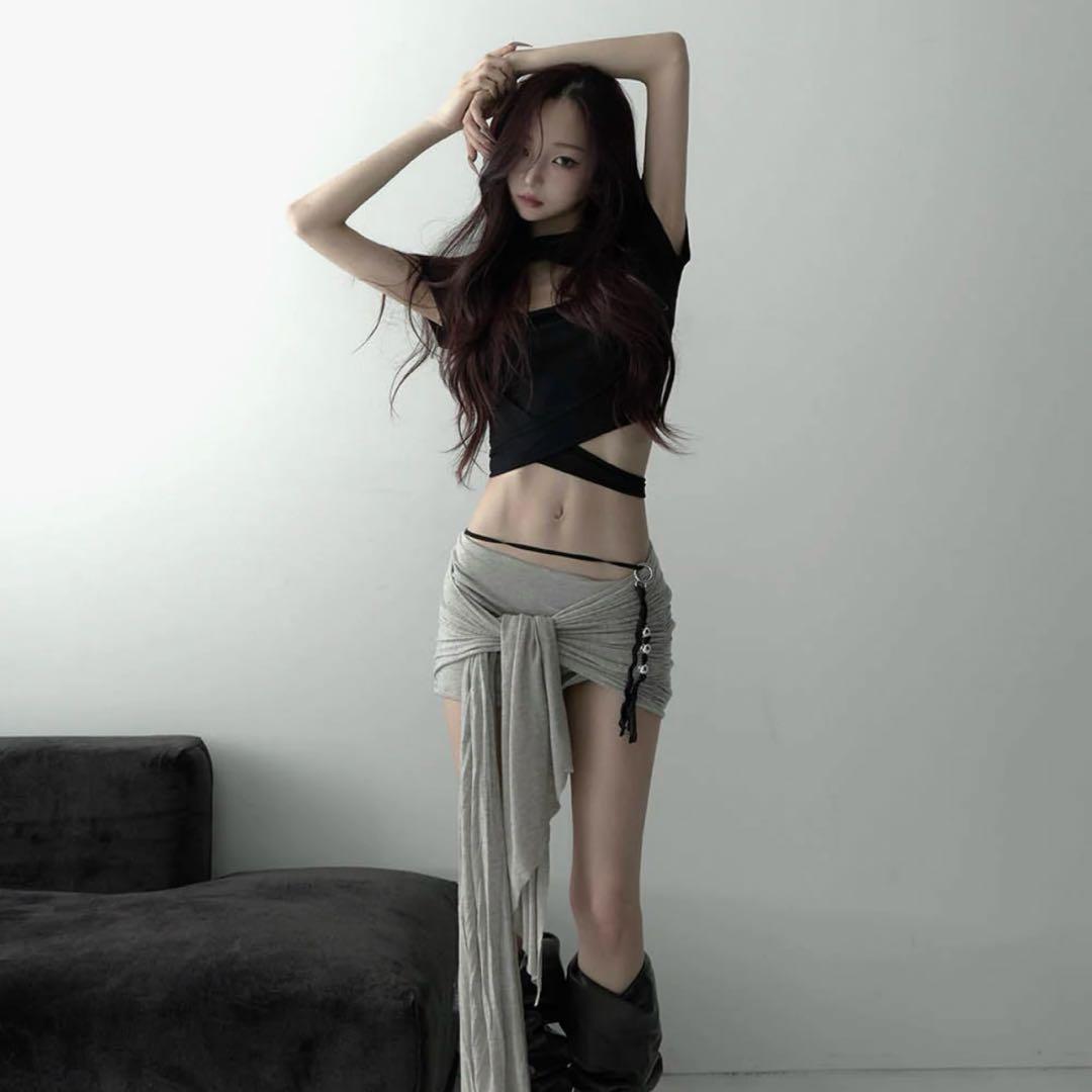 本日限定　theredthread S mini skort pareo