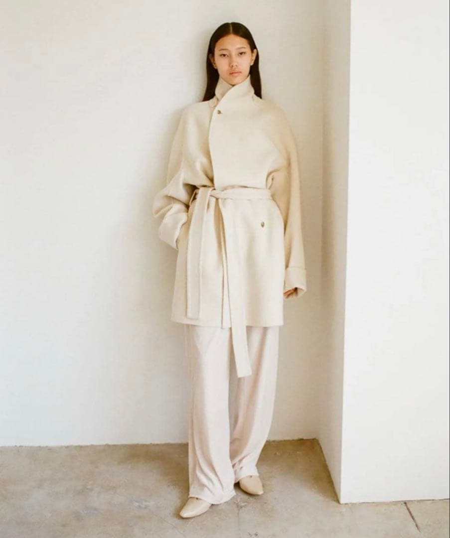 セール　ENOF イナフ　wool rever half coat サイズ1