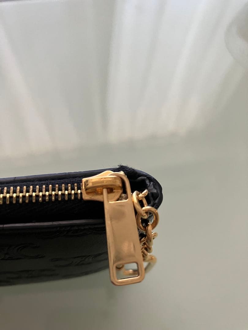 【正規品】値下げ　CELINE ブラックレザー ケース