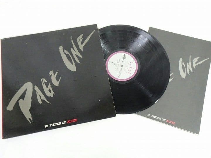 【直筆サイン入り】THE ALFEE LP8組PAGE ONE / doubt他