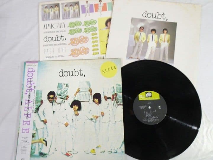 【直筆サイン入り】THE ALFEE LP8組PAGE ONE / doubt他