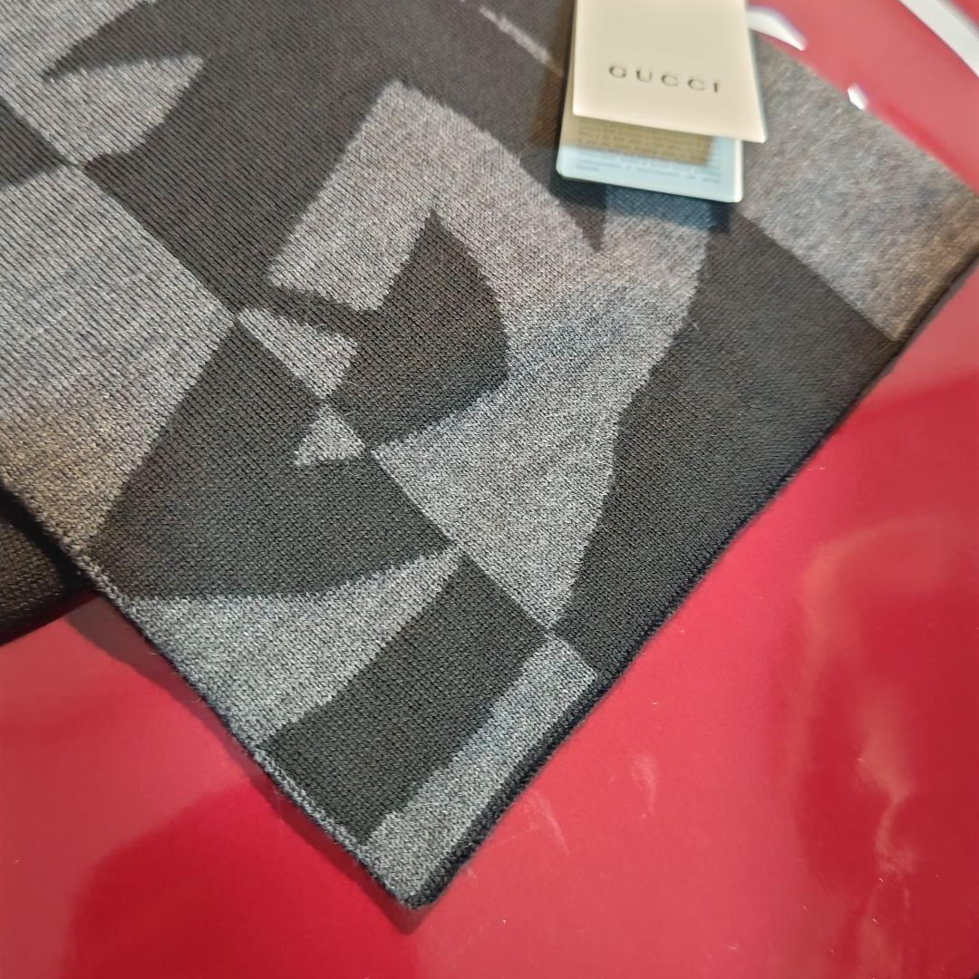 ❤新品箱袋付き❤GUCCI マフラー ストールショールスカーフ❤黒❤