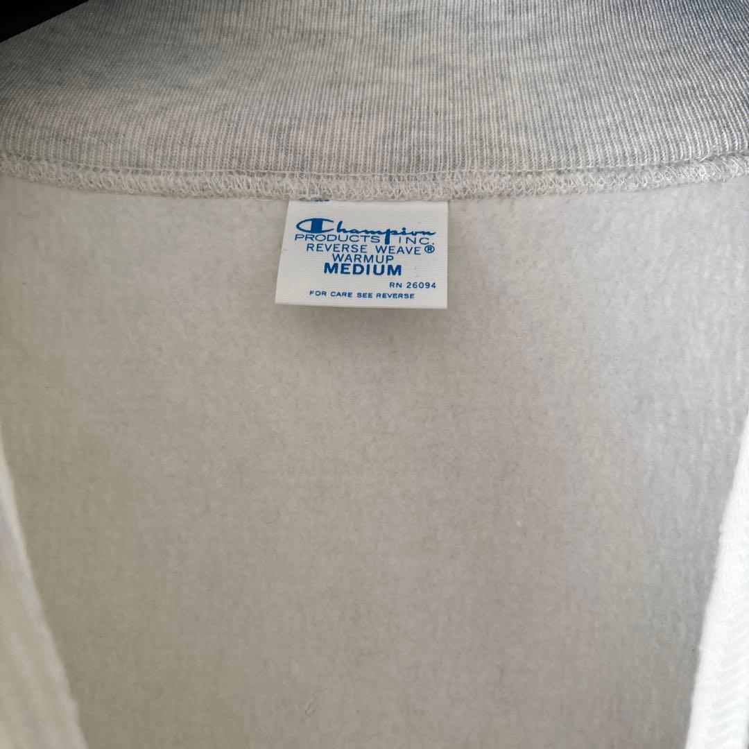 チャンピオン 別注REVERSE WEAVE11.5OZロゴハーフジップ