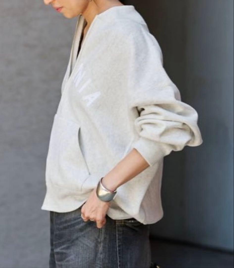 チャンピオン 別注REVERSE WEAVE11.5OZロゴハーフジップ