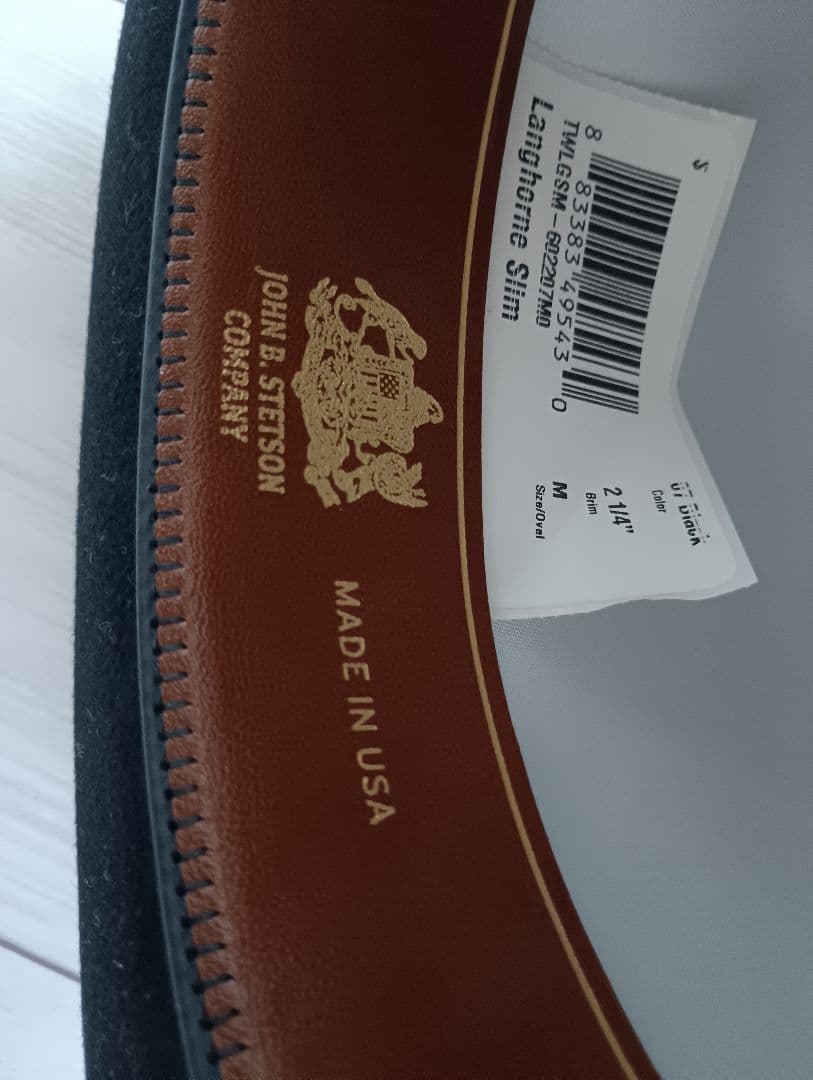 【ゆきんこ】Stetson ボーラーハット サイズM 米国製