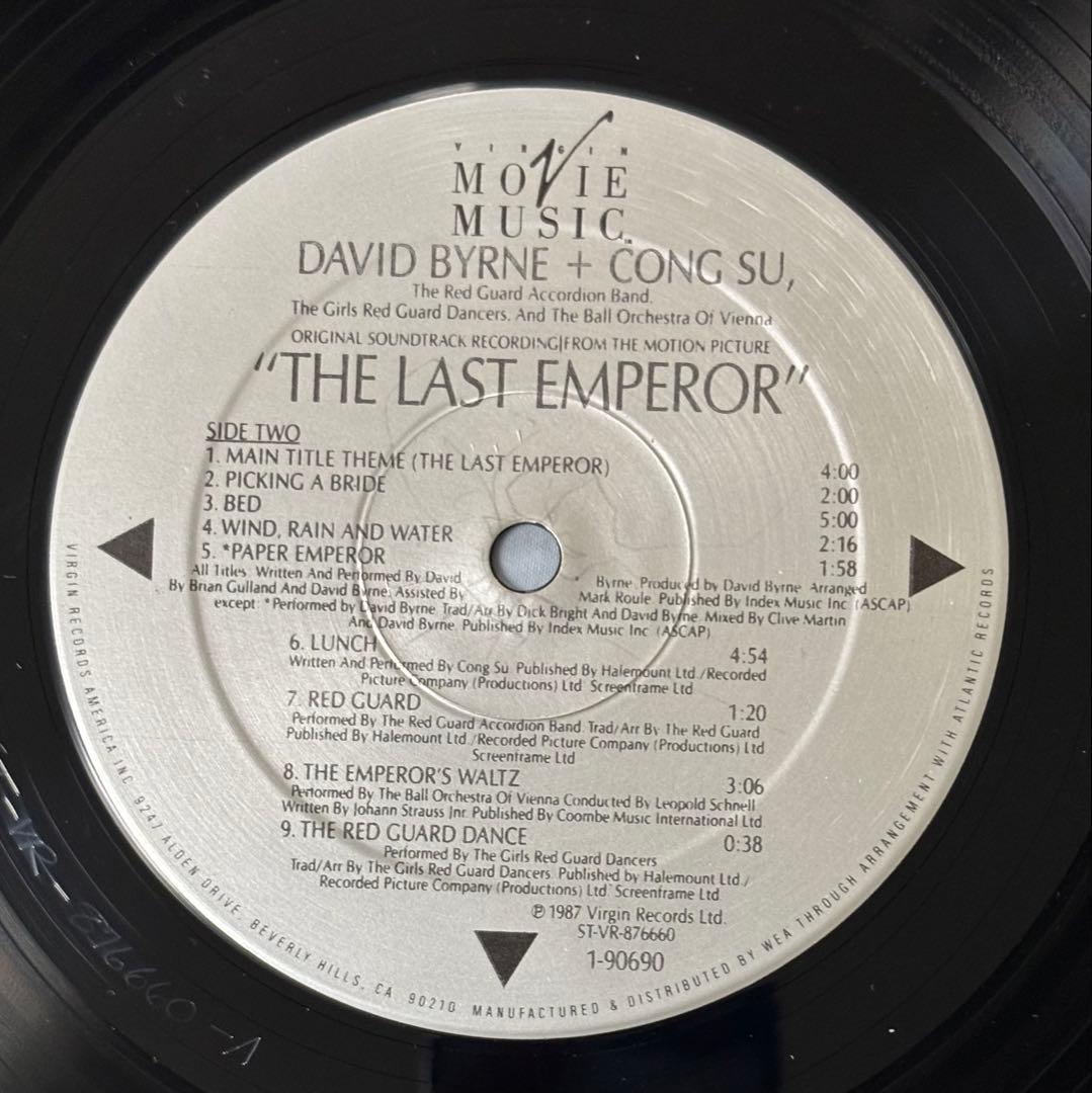 THE LAST EMPEROR RYUICHI SAKAMOTO 坂本龍一