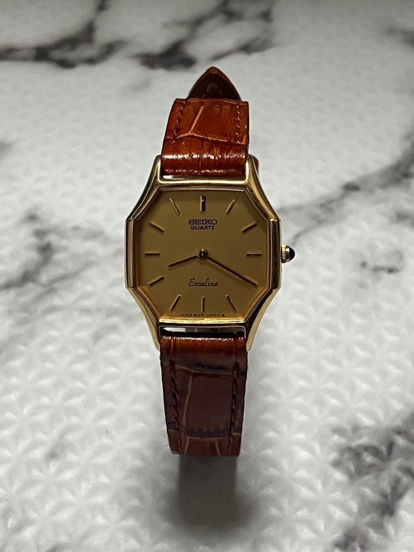 ★SEIKO Exceline。ドレスウォッチブランド。SGP30(オクタゴン）