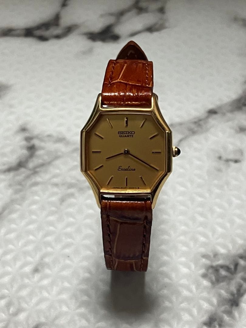 ★SEIKO Exceline。ドレスウォッチブランド。SGP30(オクタゴン）