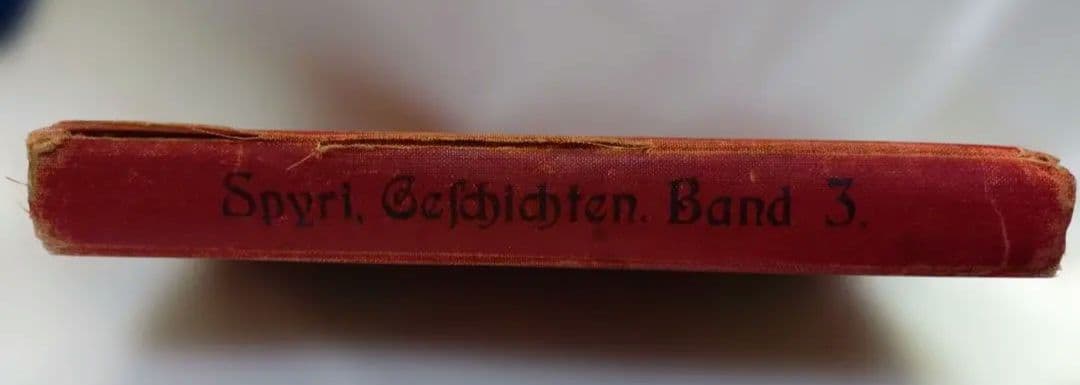 【アンティーク洋書】ハイジ ドイツ語版 1900年代初頭 古書 インテリア