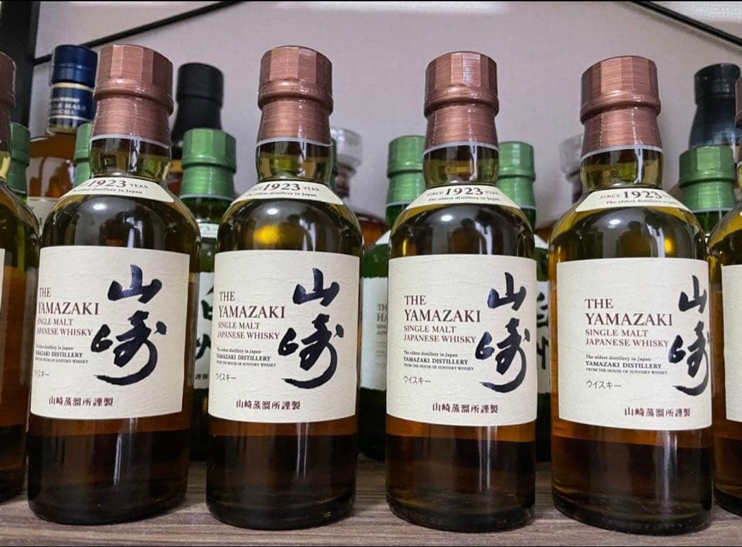 山崎　シングルモルト　4本セット　180ml ミニボトル