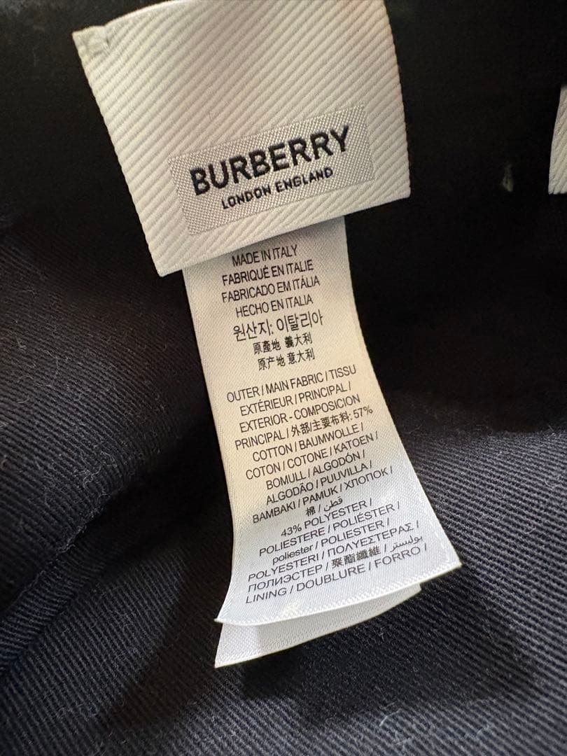 BURBERRY バケットハット ベージュ チェック