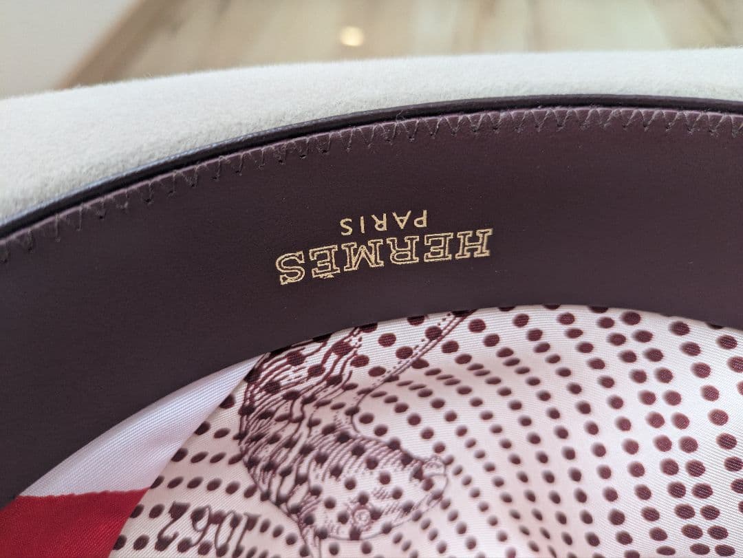 エルメス ハット 裏地スカーフ